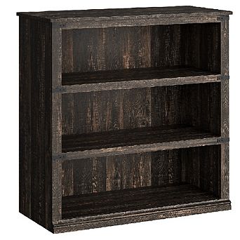 3 tier Farmhouse Bookcase, Wide Floor Standing Display Shelf for Home Decor