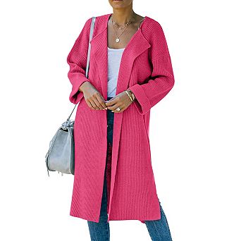 Women’s Oversized Open-Front Knit Long Cardigan Sweaters Fall & Winter Coat