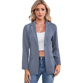 Women Business Casual Blazers with Lined Professional Work Suit Jacket with Pockets