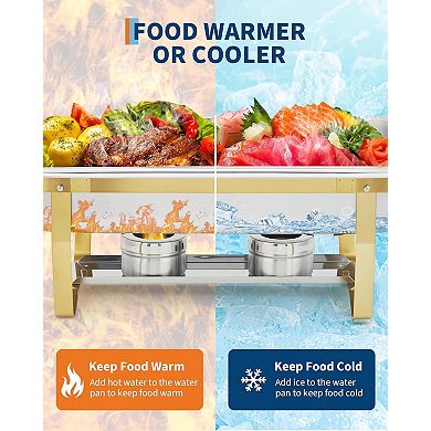 Stainless Steel Chafing Dish Set（2-Pack)