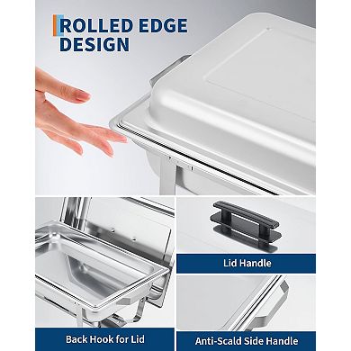 2-Pack Rectangular Chafing Dish