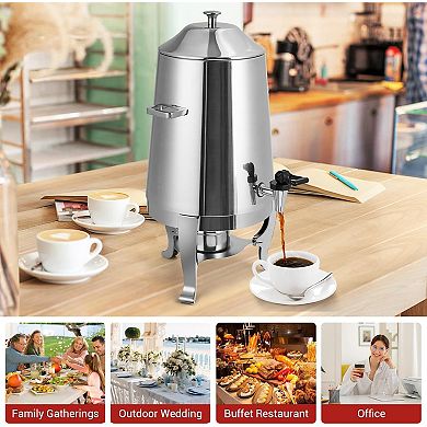 3.5 Gallon Stainless Steel Coffee Urn