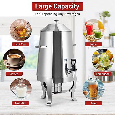 3.5 Gallon Stainless Steel Coffee Urn