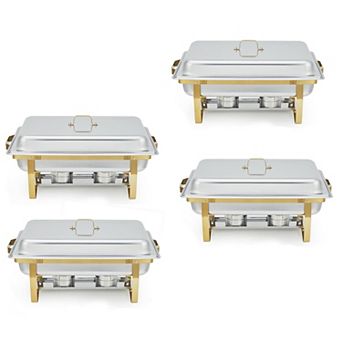 Stainless Steel Chafing Dish Set（4-Pack)