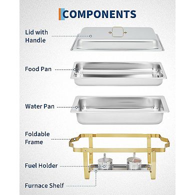 Stainless Steel Chafing Dish Set（6-Pack)