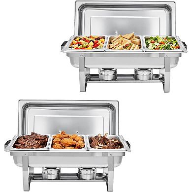 Chafing Dish Buffet Server Set(2-Pack)