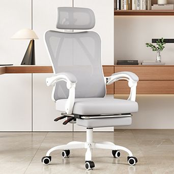 Ergonomic Mesh Office Chair with Adjustable Headrest and Lumbar Support