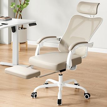 GOODSILO Ergonomic Mesh Office Chair with Adjustable Headrest and Lumbar Support