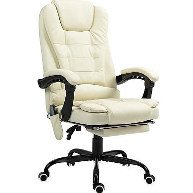 GOODSILO Ergonomic High-Back Executive Massage Chair with Lumbar Support & Footrest