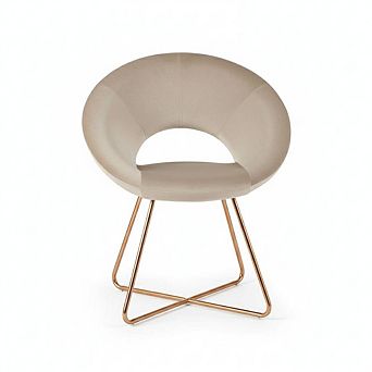 Mid-Century Velvet Accent Chair