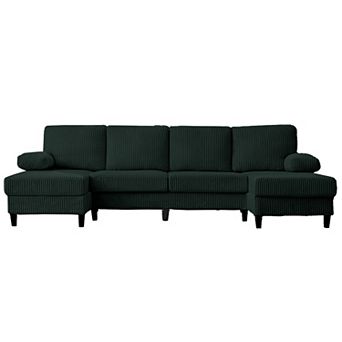 110" W Oversized U Shaped Sectional Sofa Couch