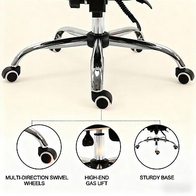 GOODSILO Ergonomic High Back Mesh Office Chair with Reclining Function & Footrest