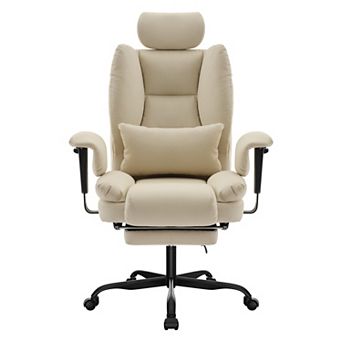 Ergonomic High-Back Office Chair with Adjustable Lumbar Support and Headrest