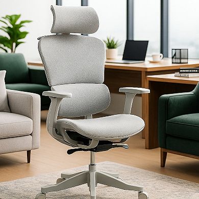Ergonomic High Back Mesh Office Chair with Adjustable Lumbar Support and 4D Armrests