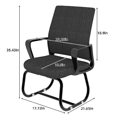 Minimalist Modern Office Chair with Ergonomic Mesh Backrest and Comfortable Cushion Seating