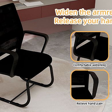 Minimalist Modern Office Chair with Ergonomic Mesh Backrest and Comfortable Cushion Seating