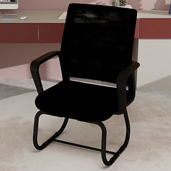 GOODSILO Minimalist Modern Office Chair with Ergonomic Mesh Backrest and Comfortable Cushion Seating