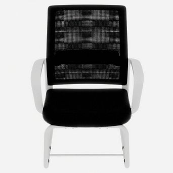 Minimalist Modern Office Chair with Ergonomic Mesh Backrest and Comfortable Cushion Seating