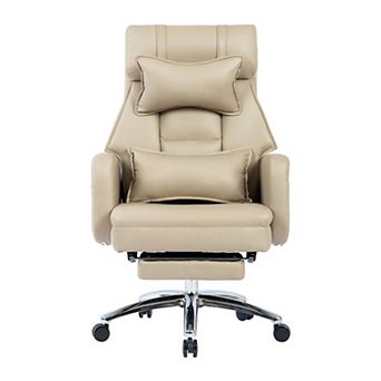 GOODSILO Ergonomic High-Back Swivel Office Chair with Lumbar Support and Adjustable Headrest