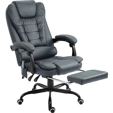 GOODSILO Ergonomic High-Back Executive Massage Chair with Lumbar Support & Footrest