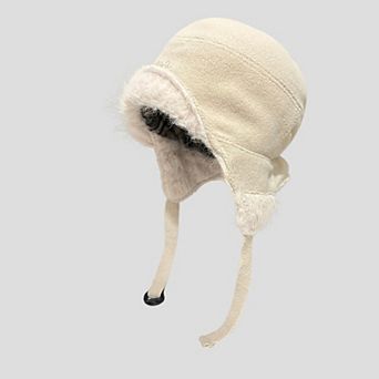 Women's Trapper Hat - Warm Fleece-Lined Winter Hat with Chin Strap