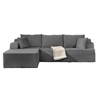 106" L-Shape Sofa Couch