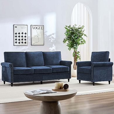 Chenille Sectional Sofa Sets