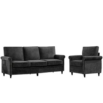 Chenille Sectional Sofa Sets