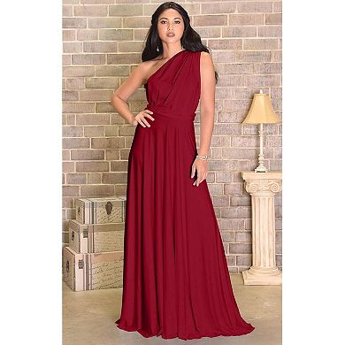 Women’s Long Multi-Way Convertible Bridesmaid & Party Infinity Dress
