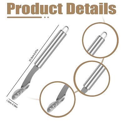 6-Piece Stainless Steel Fruit & Vegetable Corer Set for Apple, Pear, Cherry, Tomato & More