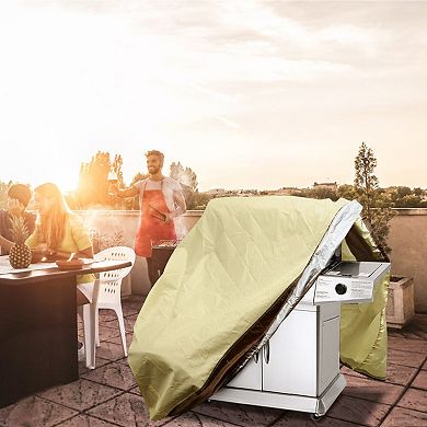 210D Heavy-Duty Waterproof Grill Cover Outdoor Wind & Dust Protection