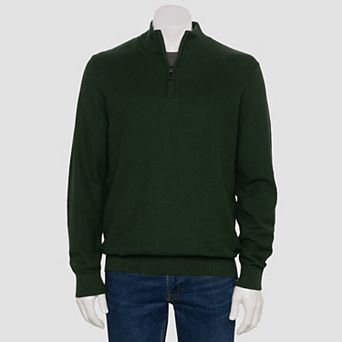 Men's IZOD Honeycomb Quarter-Zip Sweater