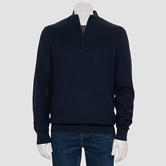 Men's IZOD Honeycomb Quarter-Zip Sweater