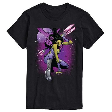 Men's Guardians Of The Galaxy Gamora Graphic T-Shirt