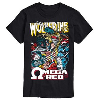 Men's Marvel Wolverine Vs Omega Red Graphic Tee