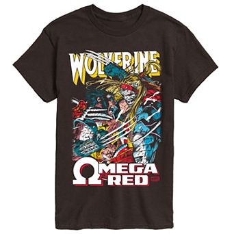 Men's Marvel Wolverine Vs Omega Red Graphic Tee