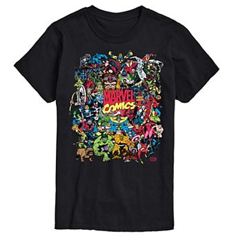 Men's Marvel Comics Collage Graphic Tee