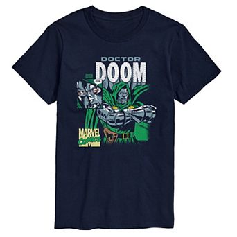 Men's Marvel Doctor Doom Comic Panel Distressed Graphic Tee