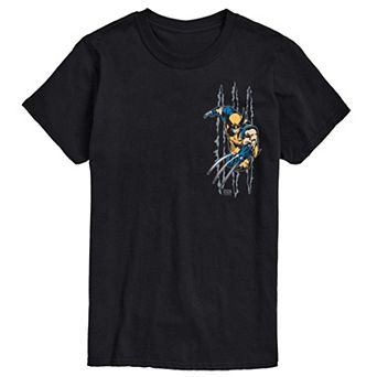 Men's Marvel Wolverine Claw Slash Graphic Tee