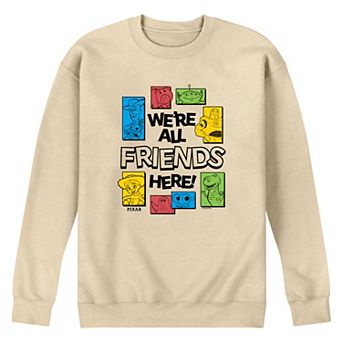 Men's Disney / Pixar's Toy Story We're All Friends Here Fleece Sweatshirt
