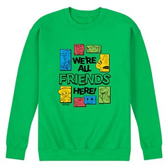 Men's Disney / Pixar's Toy Story We're All Friends Here Fleece Sweatshirt