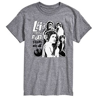 Men's Star Wars Leia & The Rebels Graphic Tee
