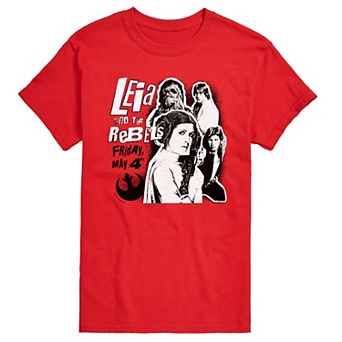 Men's Star Wars Leia & The Rebels Graphic Tee