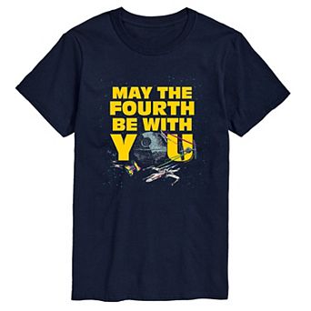 Men's Star Wars May The Fourth Be With You Graphic Tee