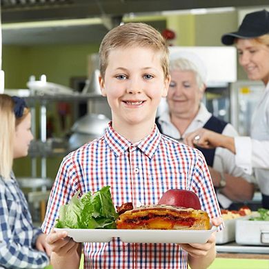 100-Pack Compartment Paper Plates