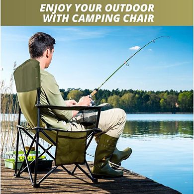 Foldable Heavy-Duty Camp Chair