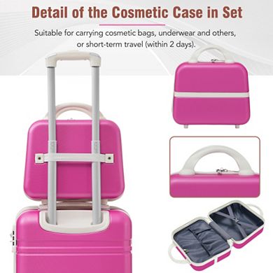3-Piece Cosmetic Luggage Set