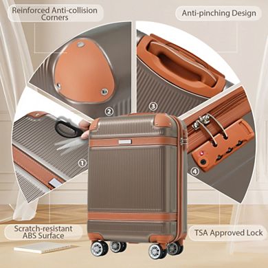 3-Piece Carry-On Luggage Set