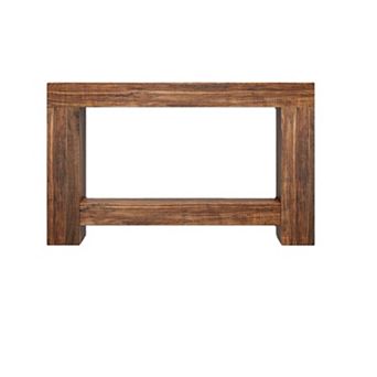 47.2 in Long Console Table for Entryway, 2 tier Large Sofa Table w/Storage,Farmhouse Console Table