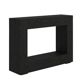 47Inch Long Console Table for Entryway, Farmhouse Narrow Sofa Table Behind The Couch with Storage